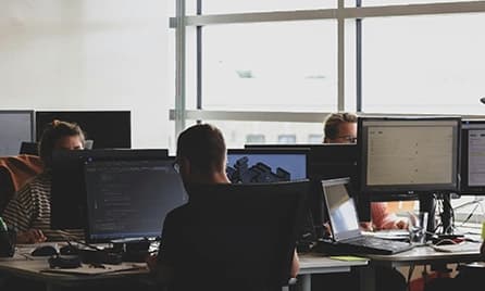 Office with people working